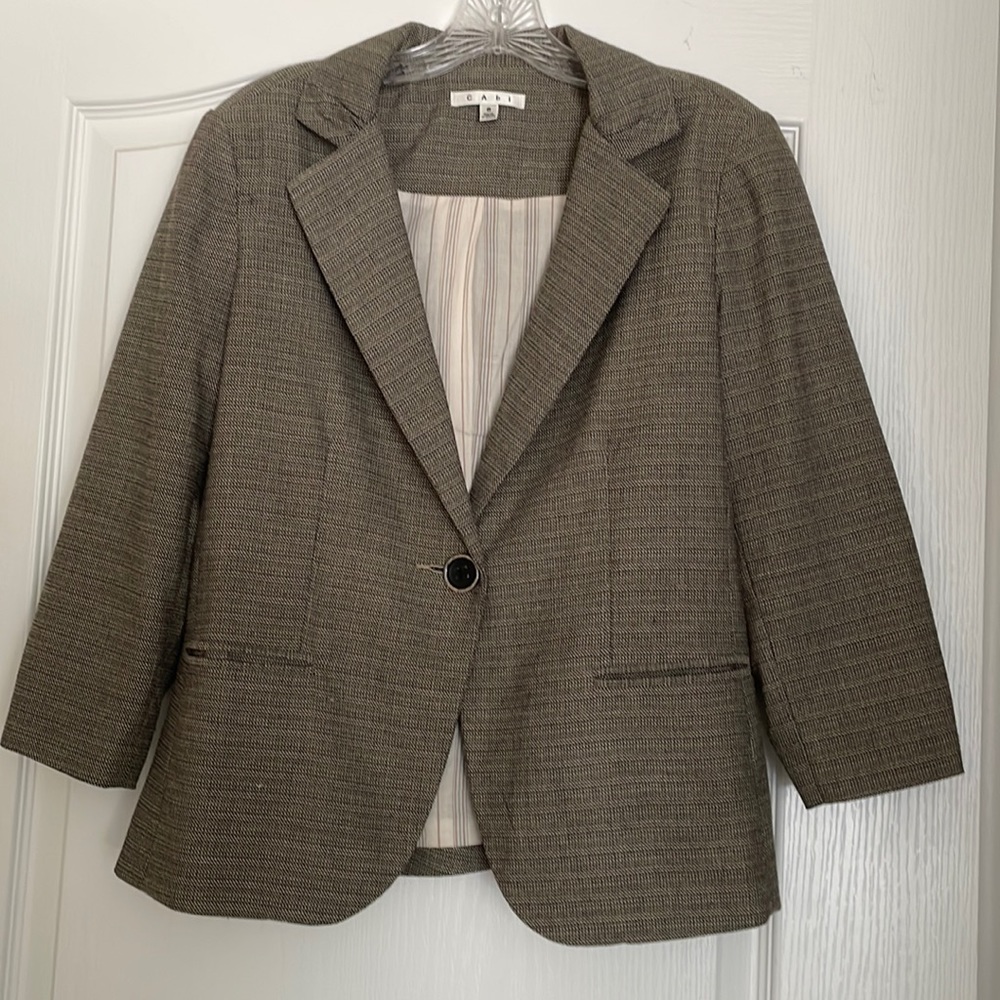CAbi tweed blazer size 8